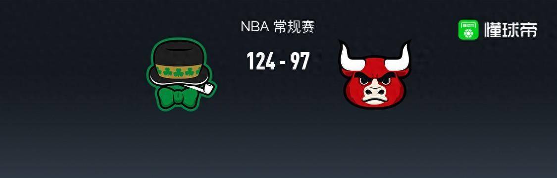 168娱乐-NBA战报-凯尔特人队124-97战胜公牛队，杰伦-布朗30+8+6